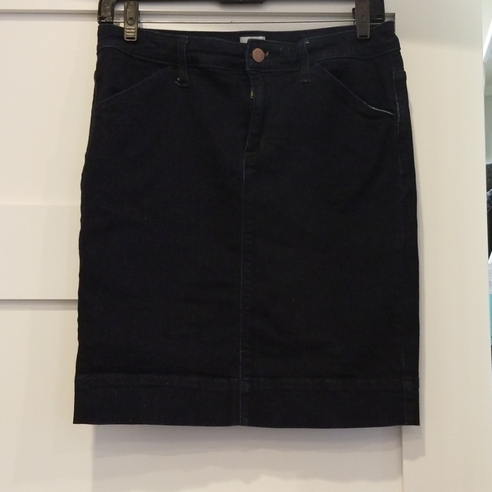 Knee length Denim Skirt